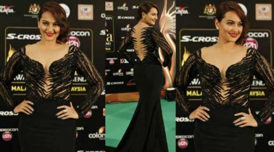 Bollywood stars glam up for IIFA 2015: Pictures of Deepika, Hrithik, Bipasha, Parineeti, Anushka Sonakshi Sinha looked enigmatic in a black Monica Jaisingh gown